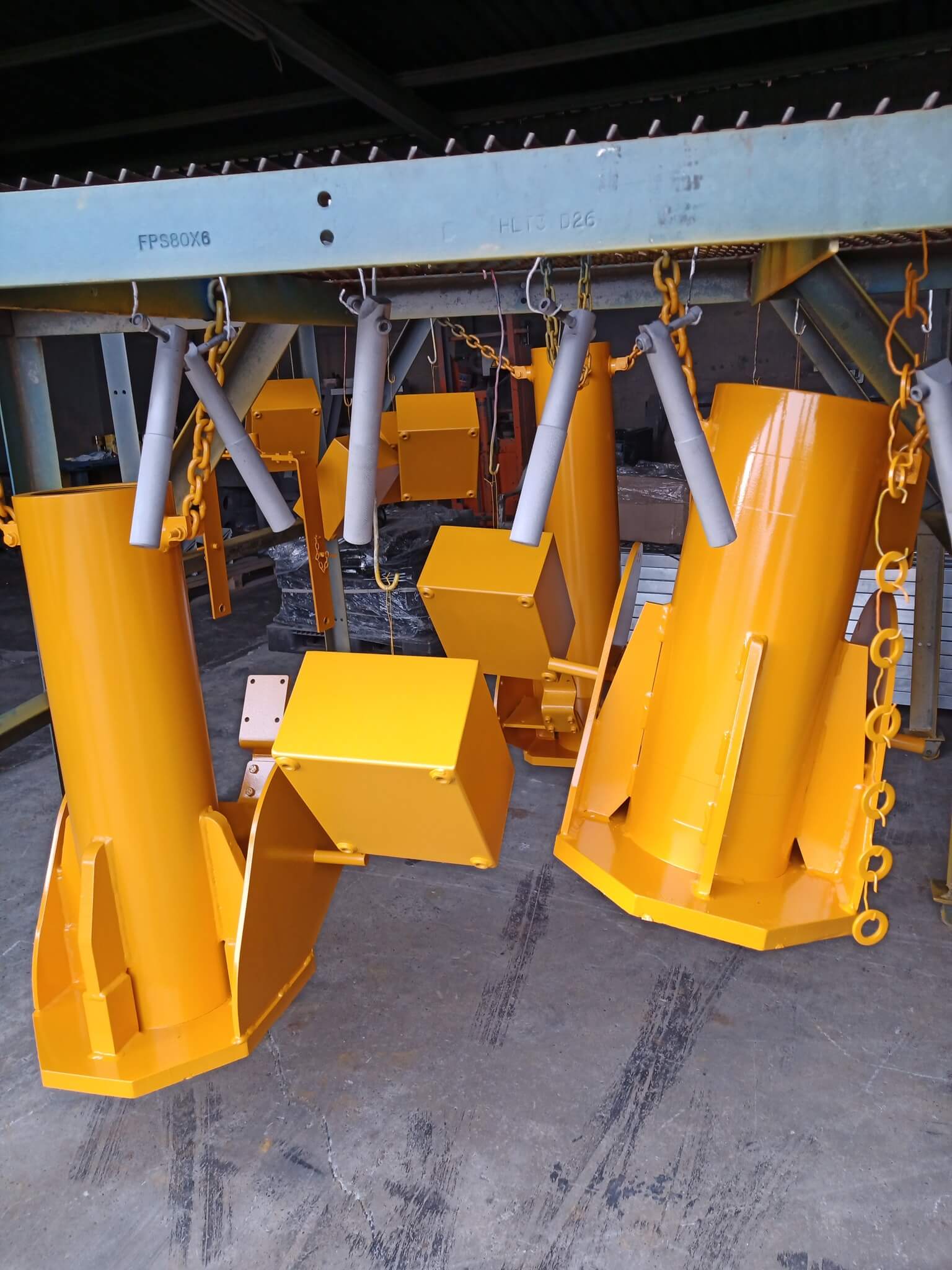 After Sandblasting and Coating