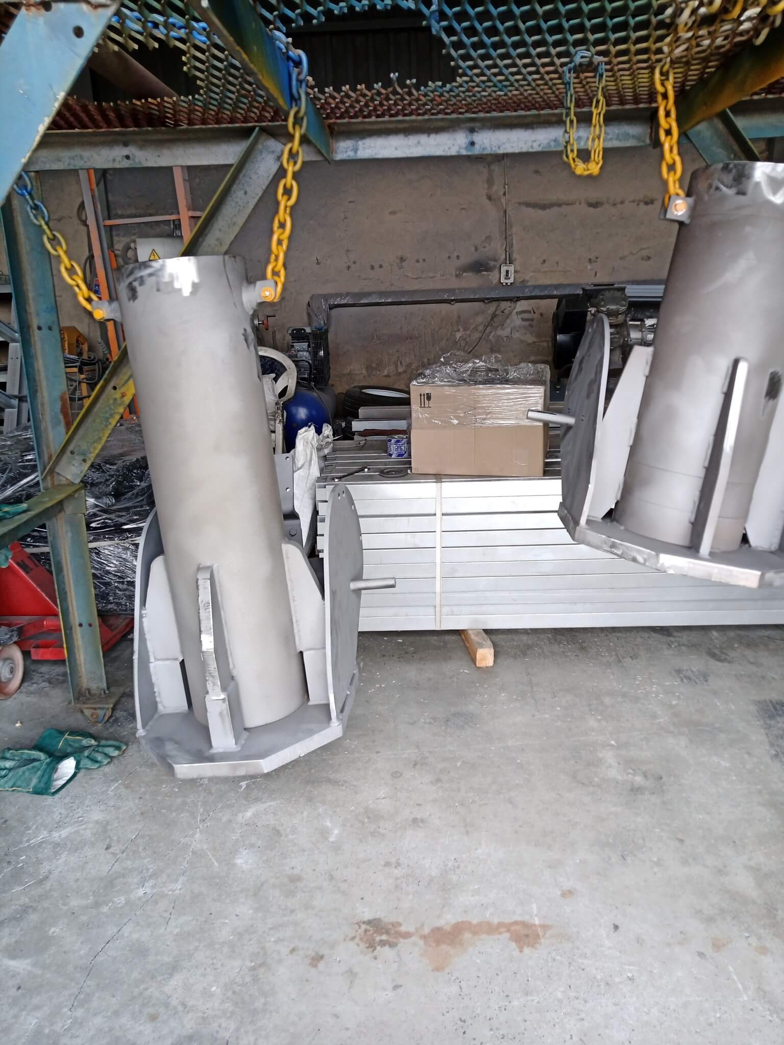 Before Sandblasting and Coating